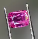 No Heat Cushion Pink Sapphire 1.57 cts (Certified)