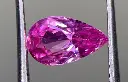 No Heat Pear Pink Sapphire 1.09cts (Certified)