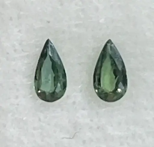 Rare Color Change Alexandrite Pear Pair 0.25ct